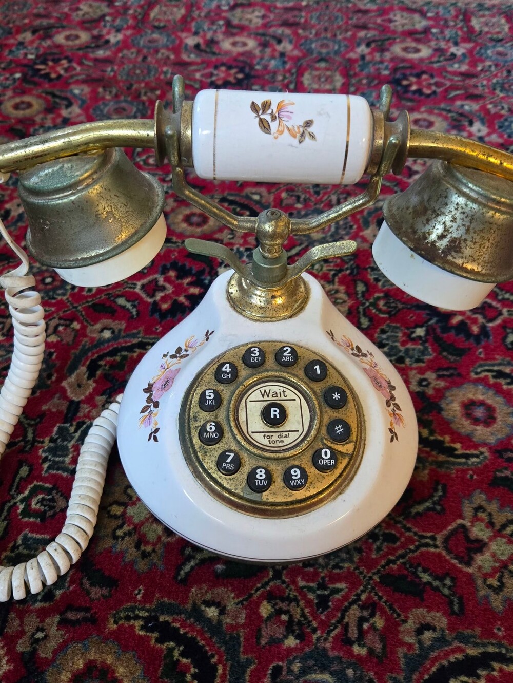Vintage Style Push Button Telephone
